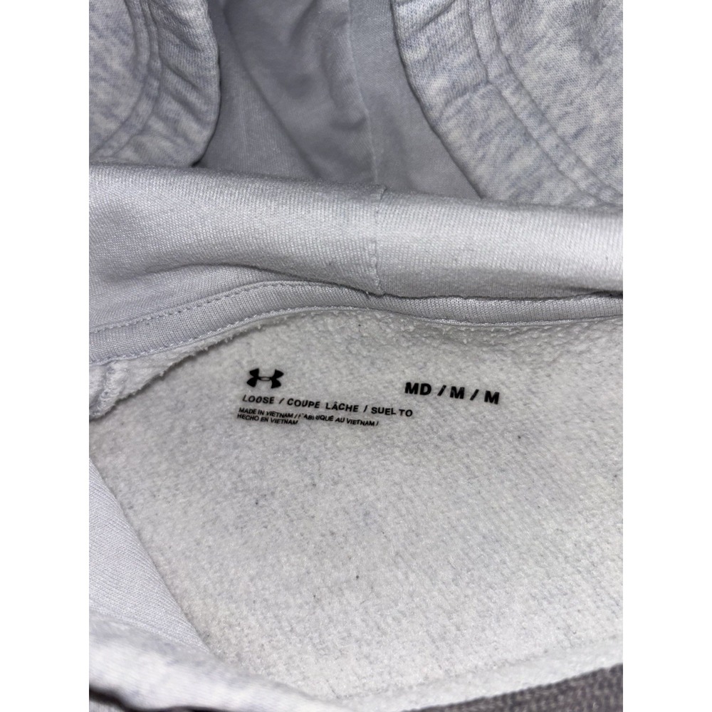 Under Armour Orange Camo Strip Hoodie Sweatshirt Size M Loose Fit - Picture 5 of 8